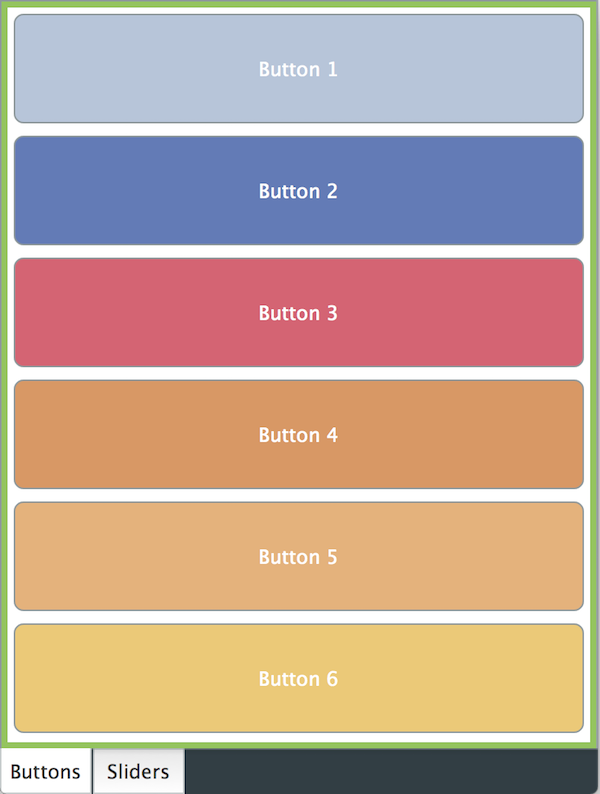 タブ付きインターフェース