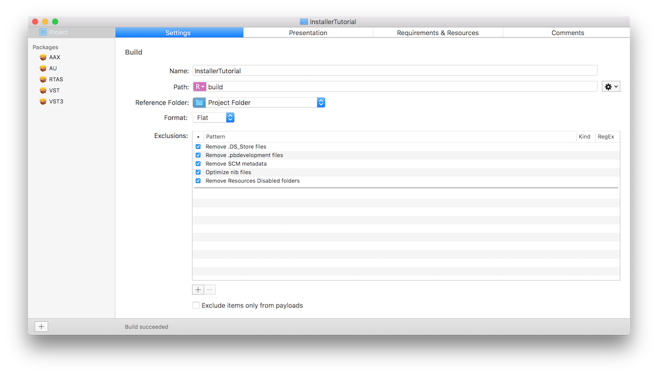 パッケージの追加