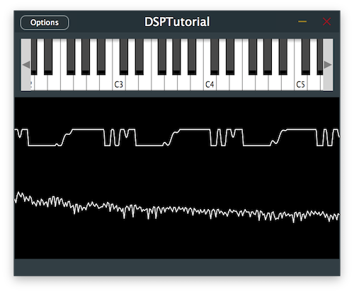 オシレーター信号のウェーブシェイピング