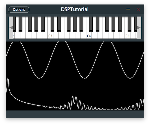 JUCE DSPモジュールによるサイン波シンセサイザー