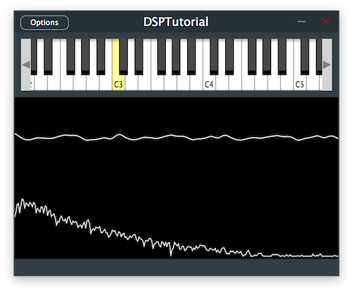 リバーブを持つシンセサイザー