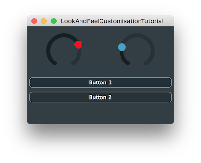 異なるコンポーネントに異なるルック&フィールオブジェクトを使用