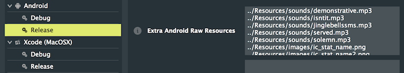 Androidのrawリソース(Release)