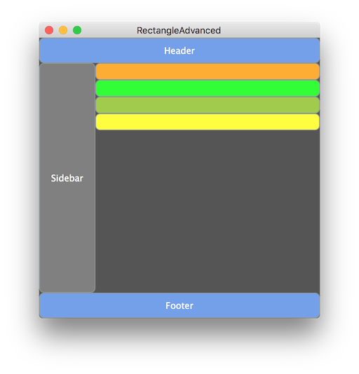 項目の並べ替え